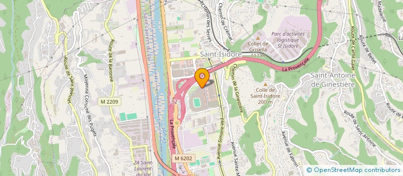 localisation de l'entreprise MONSIEUR SARA MALAGOLI  NICE