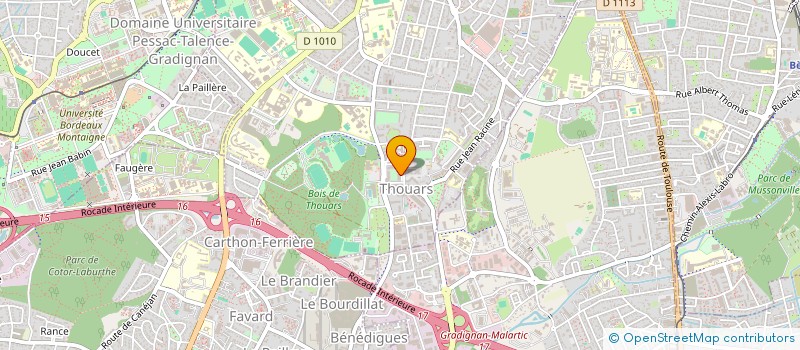 localisation de l'entreprise MONSIEUR SARAFOUDINE DIALLO  TALENCE