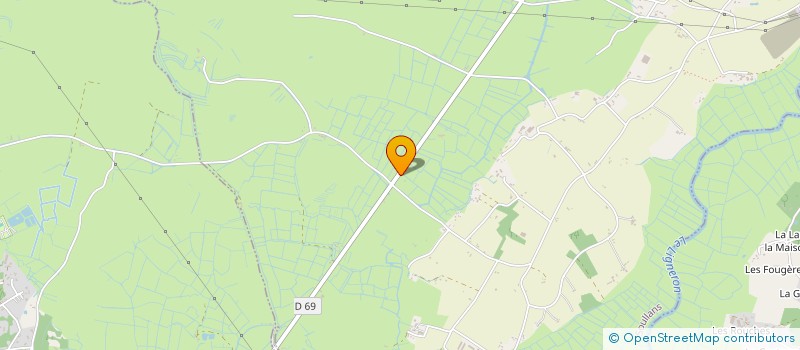 localisation de l'entreprise MONSIEUR SARAH DUROYON  SOULLANS