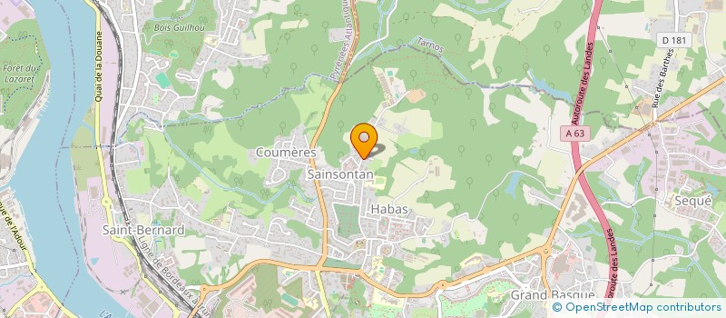 localisation de l'entreprise MONSIEUR SARAH WAGNER  BAYONNE