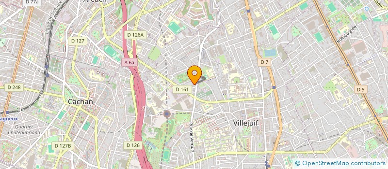 localisation de l'entreprise MONSIEUR SARANRAJ DANARADJOU  VILLEJUIF