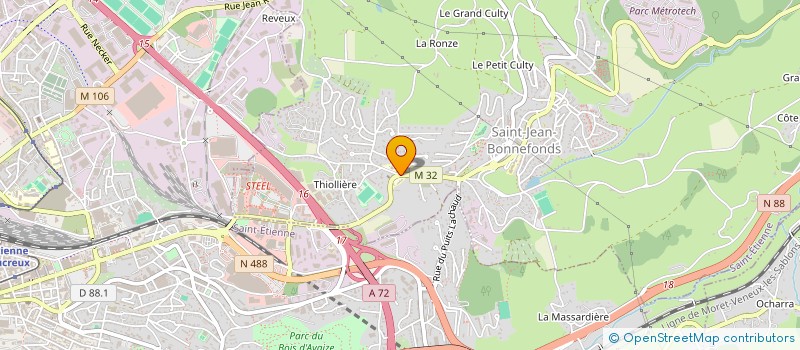 localisation de l'entreprise MONSIEUR SARATH PO  SAINT-JEAN-BONNEFONDS