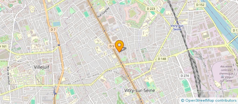 localisation de l'entreprise MONSIEUR SARAVANAKKUMAR KANDASAMY RAJENDRA à VITRY-SUR-SEINE