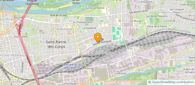 localisation de l'entreprise MONSIEUR SARBPREET SINGH  SAINT-PIERRE-DES-CORPS