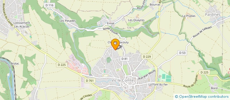 localisation de l'entreprise MONSIEUR SARDAR MUSLIH HUSSEIN  VIC-LE-COMTE