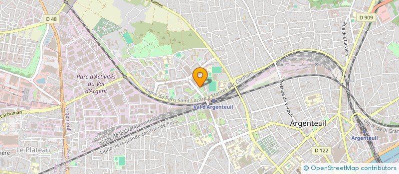 localisation de l'entreprise MONSIEUR SARDER RASHED  ARGENTEUIL