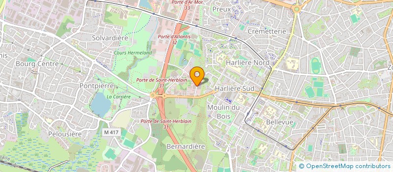 localisation de l'entreprise MONSIEUR SARENTO AMELINE  ST-HERBLAIN