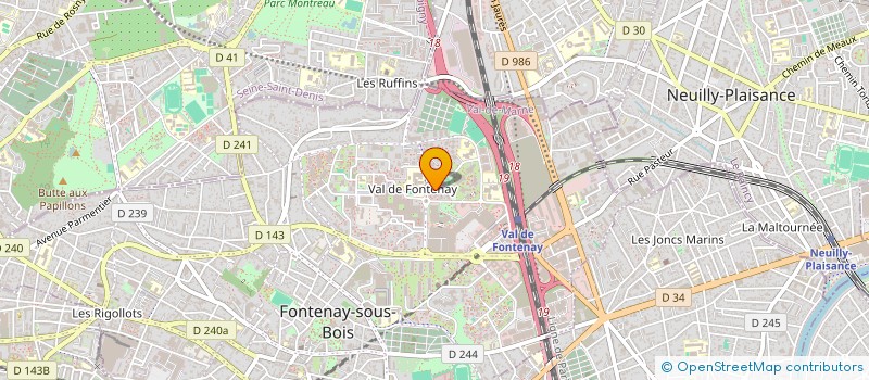 localisation de l'entreprise MONSIEUR SARFRAZ BAIG à FONTENAY-SOUS-BOIS
