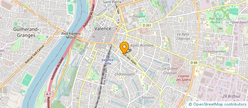 localisation de l'entreprise MONSIEUR SARGIS MARGARYAN  VALENCE