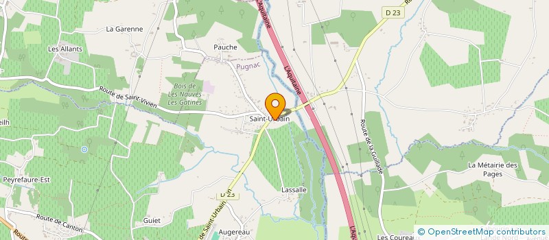 localisation de l'entreprise MONSIEUR SARGIS PETROSYAN  PUGNAC