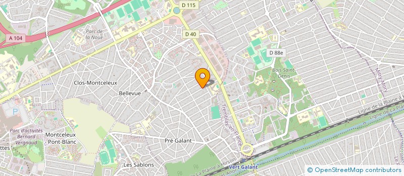 localisation de l'entreprise MONSIEUR SARGIS SAHAKYAN  VILLEPINTE