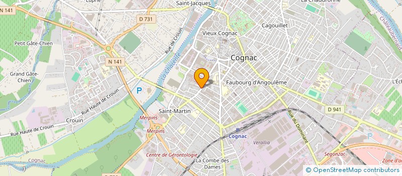 localisation de l'entreprise MONSIEUR SARGIS TSAKANYAN à COGNAC