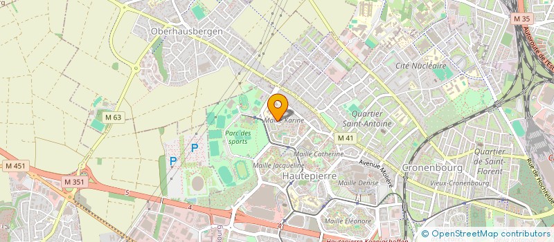 localisation de l'entreprise MONSIEUR SARGUIS MAHTESSIAN à STRASBOURG