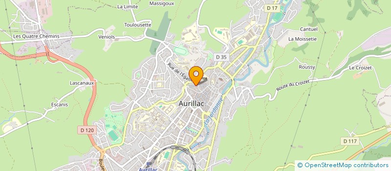 localisation de l'entreprise MONSIEUR SARHAD DURANI à AURILLAC