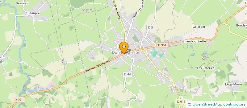 localisation de l'entreprise MONSIEUR SARHADULLAH MAROFKHAIL à DUN-LE-PALESTEL