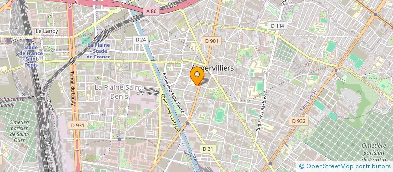 localisation de l'entreprise MONSIEUR SARI NAHAS  AUBERVILLIERS