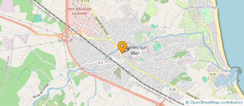 localisation de l'entreprise MONSIEUR SARINO COLEDI à ARGELES-SUR-MER