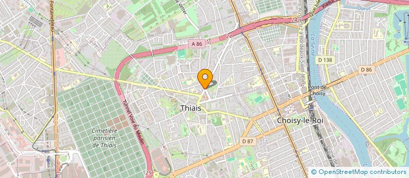 localisation de l'entreprise MONSIEUR SARITH LAO  THIAIS