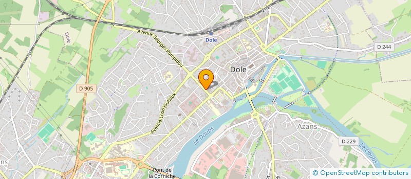 localisation de l'entreprise MONSIEUR SARKAR AHMADZAI à DOLE