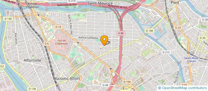 localisation de l'entreprise MONSIEUR SARKIS TEHOUROUKIAN à ALFORTVILLE