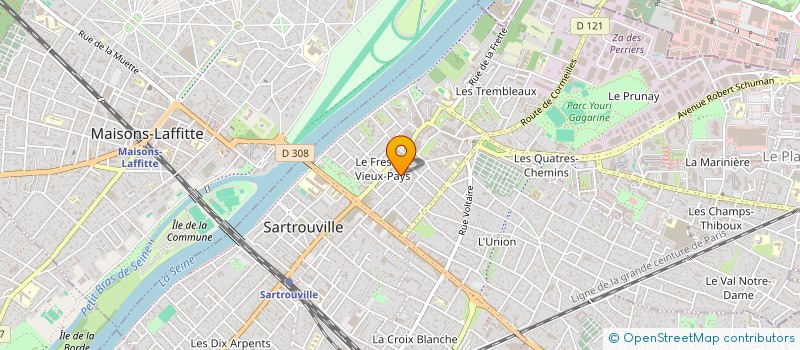 localisation de l'entreprise MONSIEUR SARTROUVILLE FABRE  SARTROUVILLE