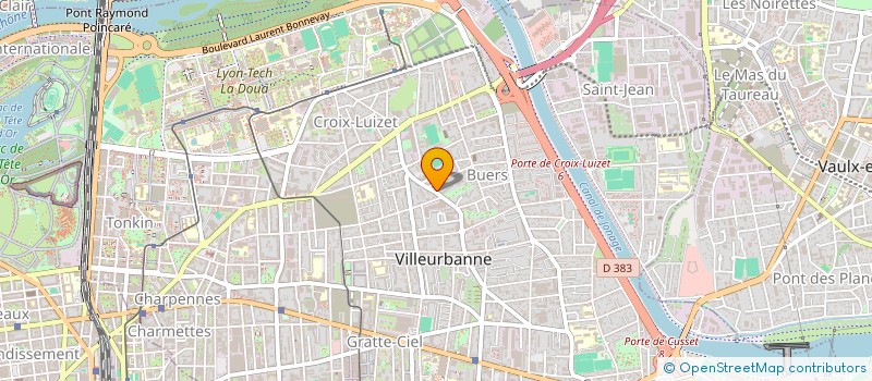 localisation de l'entreprise MONSIEUR SARUJAN RAVEENDRAN  VILLEURBANNE