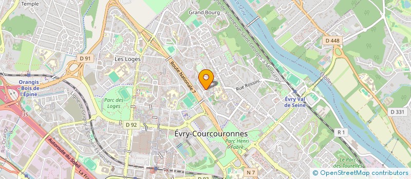 localisation de l'entreprise MONSIEUR SARWAT SAID  EVRY-COURCOURONNES