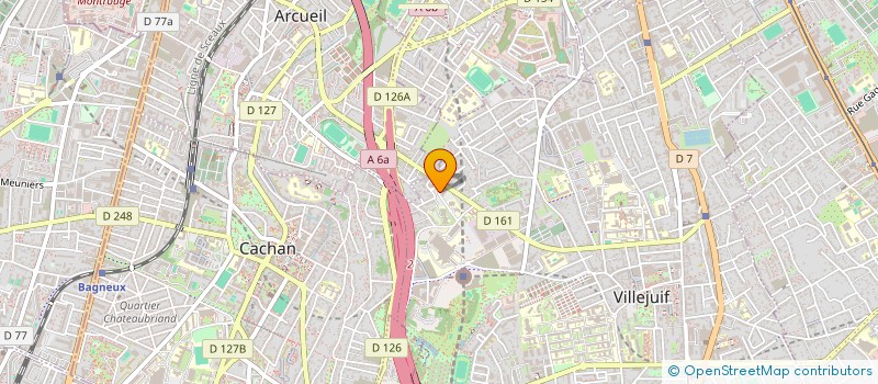 localisation de l'entreprise MONSIEUR SAS BAT SAS BAT  VILLEJUIF