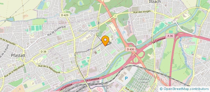 localisation de l'entreprise MONSIEUR SASA ISMAJILOVIC  MULHOUSE