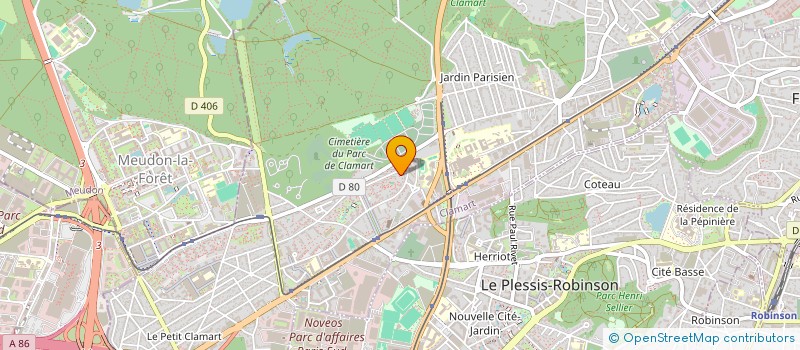 localisation de l'entreprise MONSIEUR SASA MILADINOVIC à CLAMART