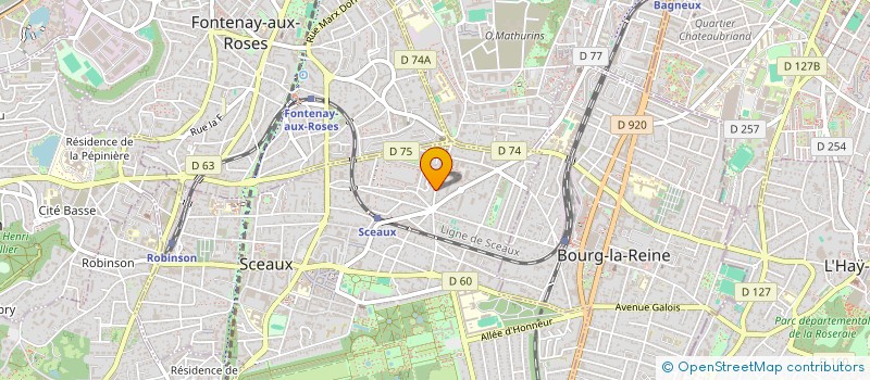 localisation de l'entreprise MONSIEUR SASA MLADENOVIC à SCEAUX