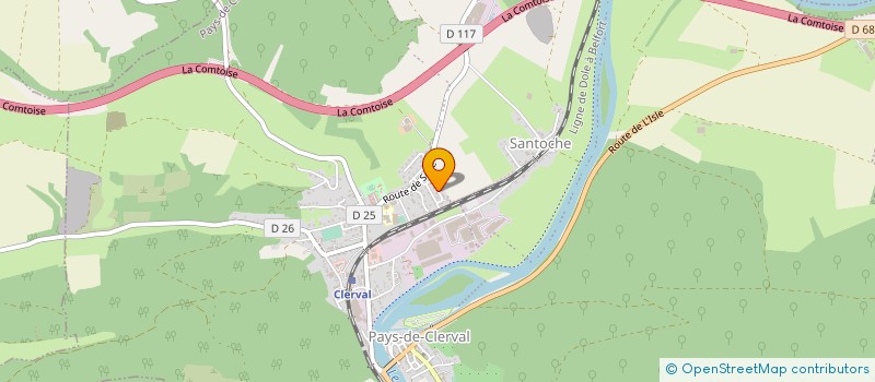 localisation de l'entreprise MONSIEUR SASA STAMENKOVIC  PAYS-DE-CLERVAL