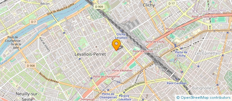 localisation de l'entreprise MONSIEUR SASA STOJISAVLJEVIC à LEVALLOIS-PERRET