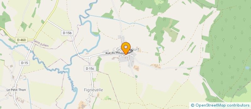 localisation de l'entreprise MONSIEUR SASCHA ESPARCIEUX  GODONCOURT