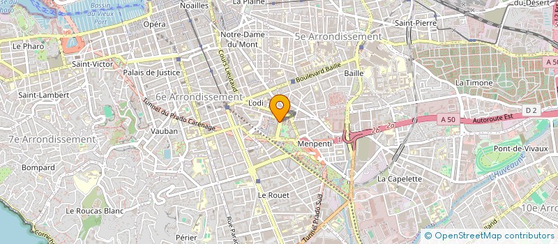 localisation de l'entreprise MONSIEUR SASHA BOULOUDNINE  MARSEILLE