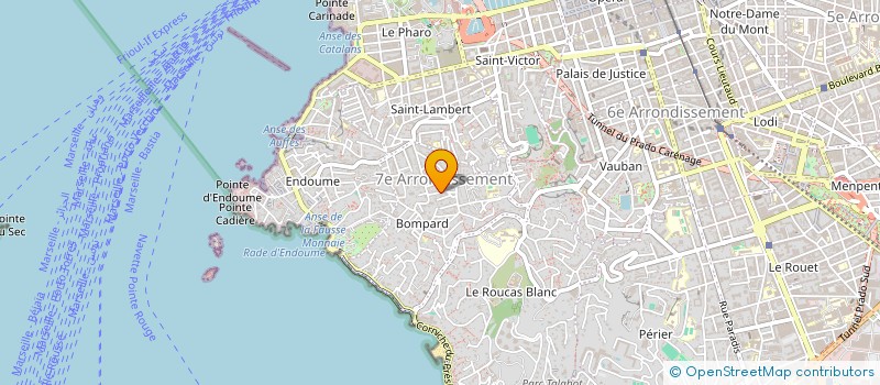 localisation de l'entreprise MONSIEUR SASHA BOUQUIN  MARSEILLE