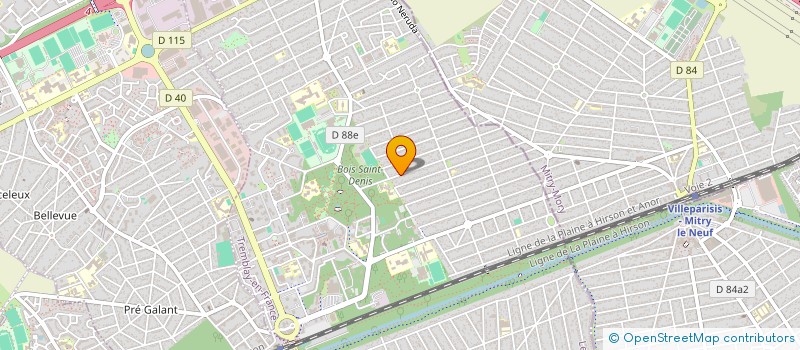 localisation de l'entreprise MONSIEUR SASHA JOAQUIM  TREMBLAY-EN-FRANCE