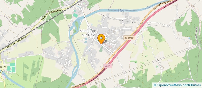 localisation de l'entreprise MONSIEUR SASHA LAFAYE  SAINT-LEON-SUR-L'ISLE