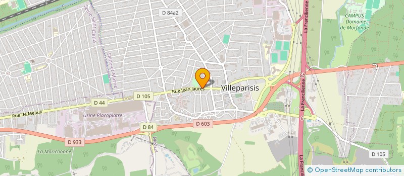 localisation de l'entreprise MONSIEUR SASHA LARSONNEUR à VILLEPARISIS