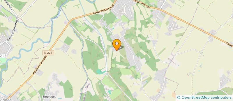 localisation de l'entreprise MONSIEUR SASHA MARTIN  MONTAIGUT-SUR-SAVE