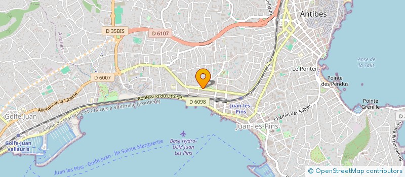 localisation de l'entreprise MONSIEUR SASHA OHAYON  ANTIBES