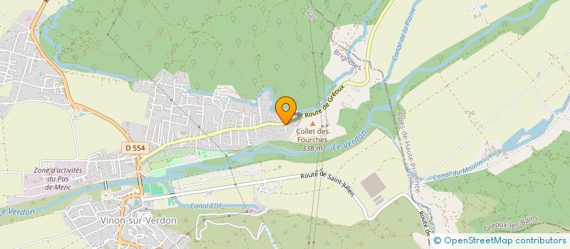 localisation de l'entreprise MONSIEUR SASHA RIMO  VINON-SUR-VERDON