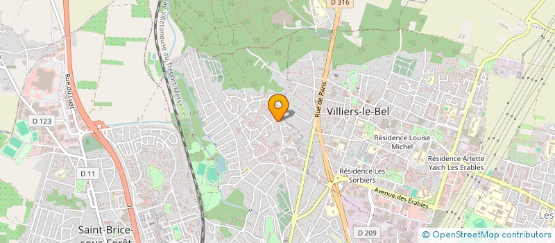 localisation de l'entreprise MONSIEUR SASIKARAN PUSHPARASA  SARCELLES