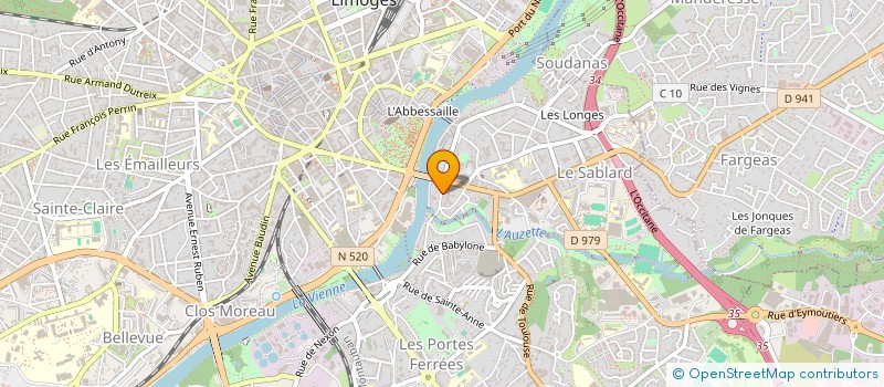 localisation de l'entreprise MONSIEUR SASSI ABDOU à LIMOGES
