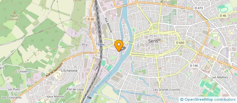 localisation de l'entreprise MONSIEUR SASSI BOUKHCHIM  SENS