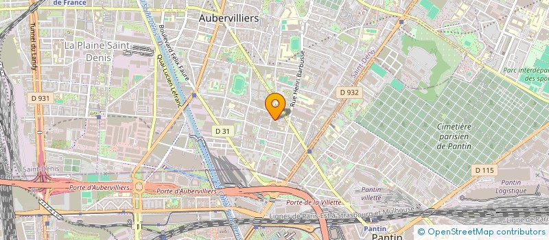 localisation de l'entreprise MONSIEUR SASSI DKHIL  AUBERVILLIERS