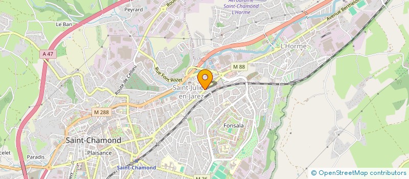 localisation de l'entreprise MONSIEUR SASSI HANI  SAINT-CHAMOND