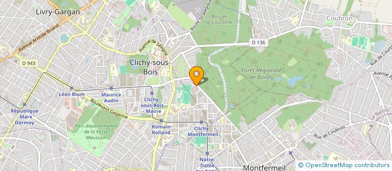 localisation de l'entreprise MONSIEUR SASSI SOUISSI à CLICHY-SOUS-BOIS