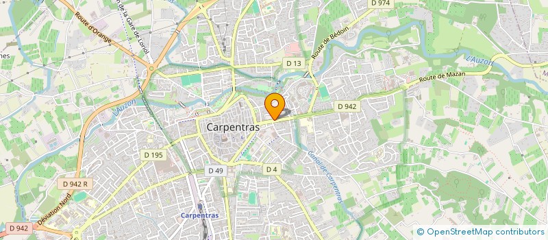 localisation de l'entreprise MONSIEUR SASSON ADATO  CARPENTRAS