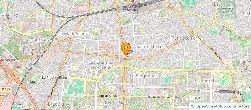 localisation de l'entreprise MONSIEUR SATAR ABDUL  RENNES